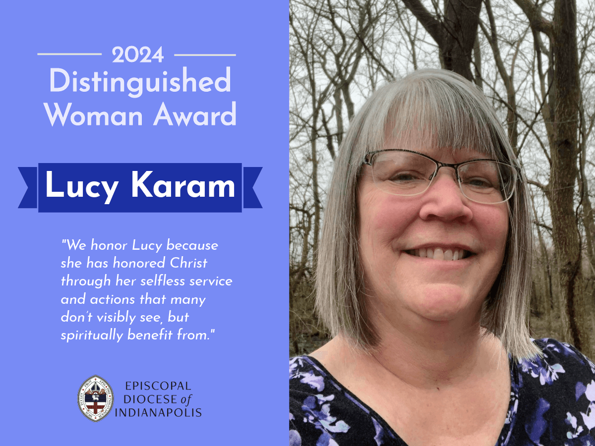 The Episcopal Diocese of Indianapolis awards Lucy Karam as 2024 Distinguished Woman